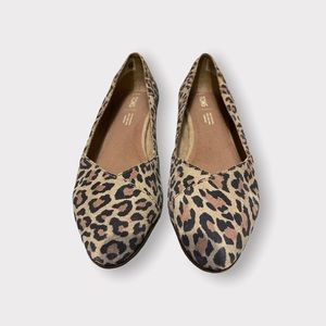 TOMS Leopard Julie Flat size 8.5